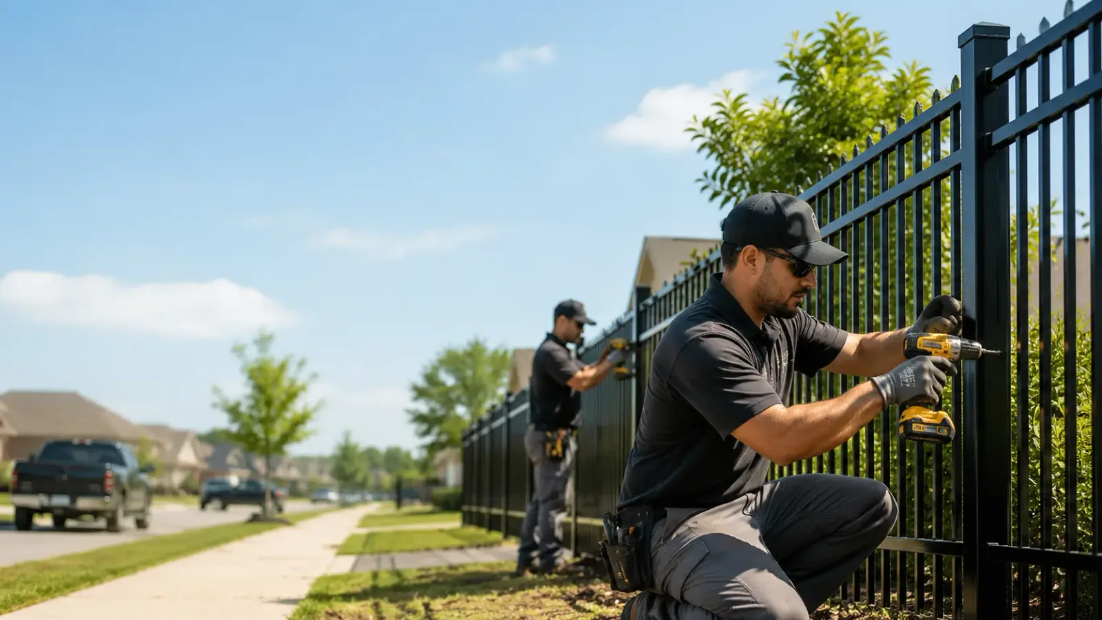 Metal Fence Installation in Fredericksburg, IN